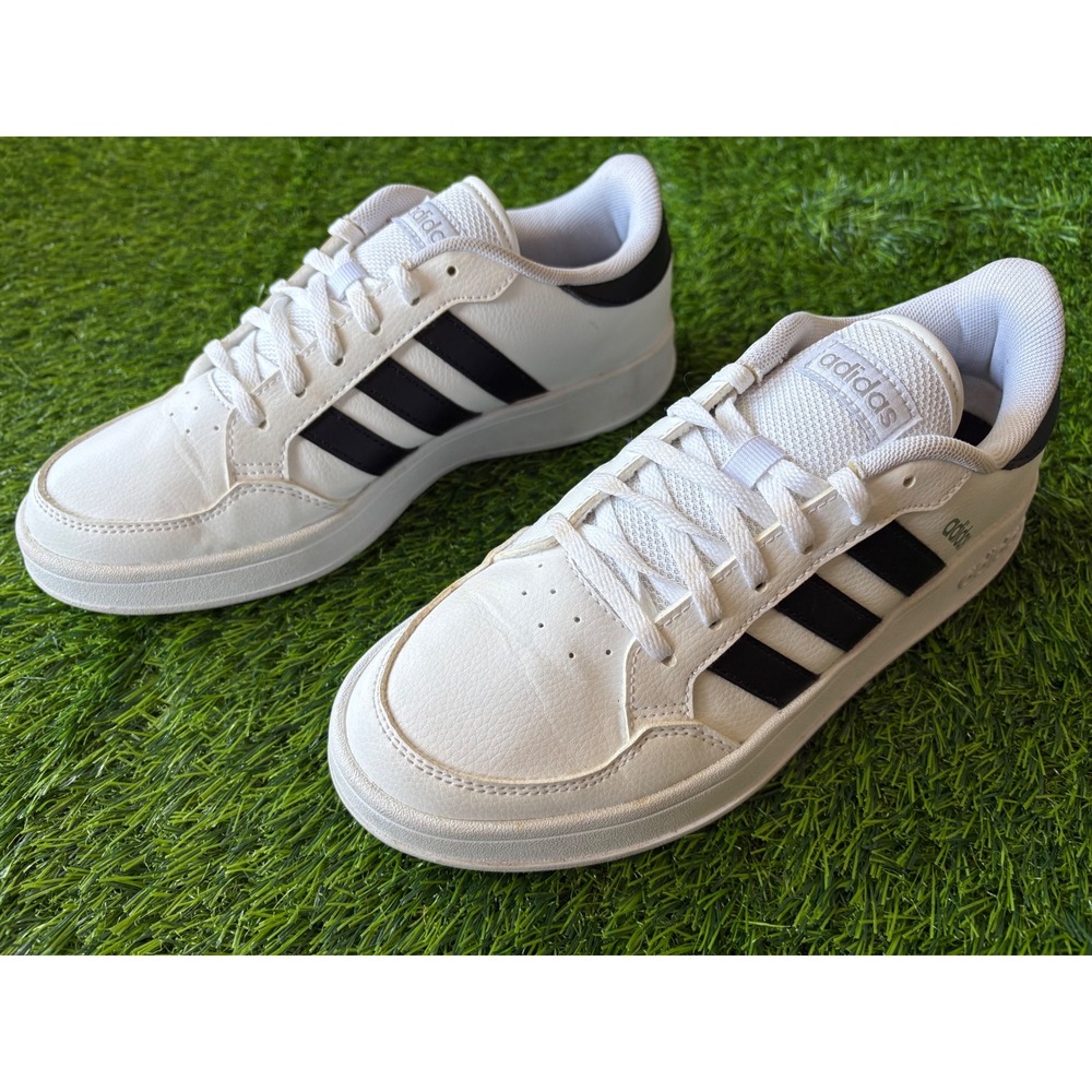 Adidas Grand Court Base 2.0 White Black Womens Sneakers FX8724 Size 7.5